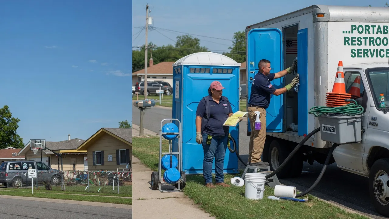 Portable Toilet Rental in Columbus, ND near me